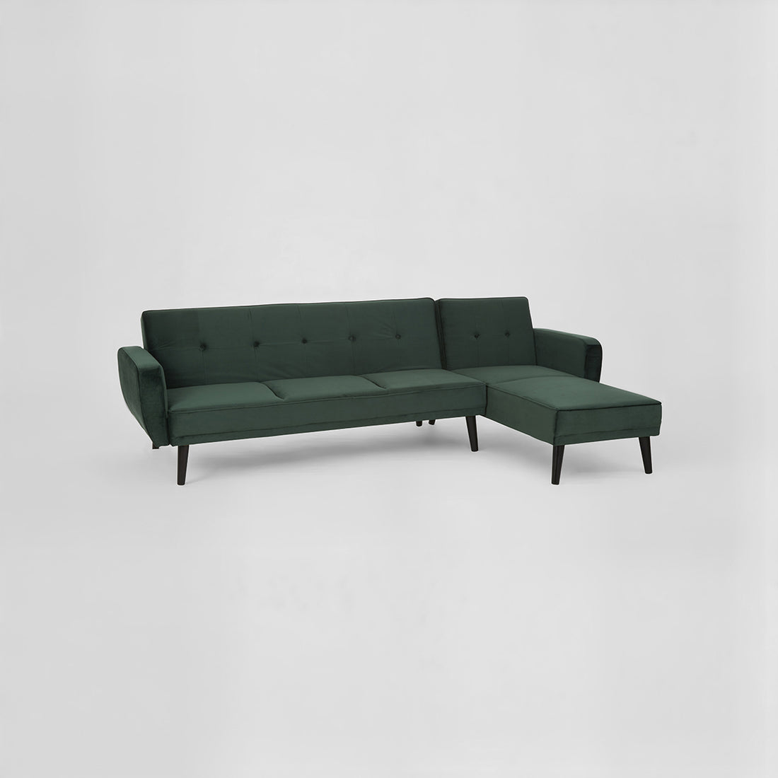 Serene 3 Seat Green Sofa Bed