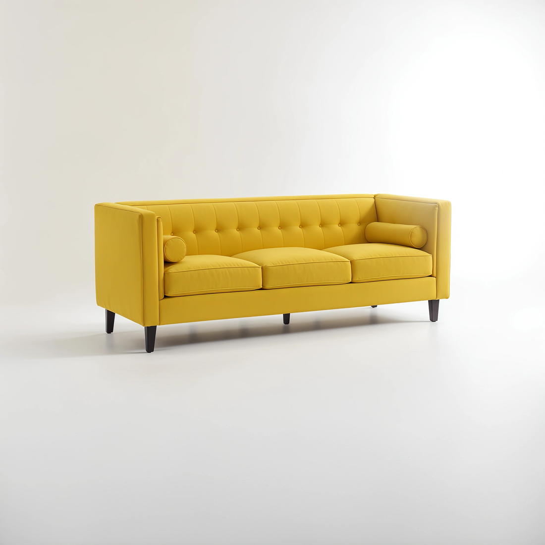 Helia Olive Velvet Sofa