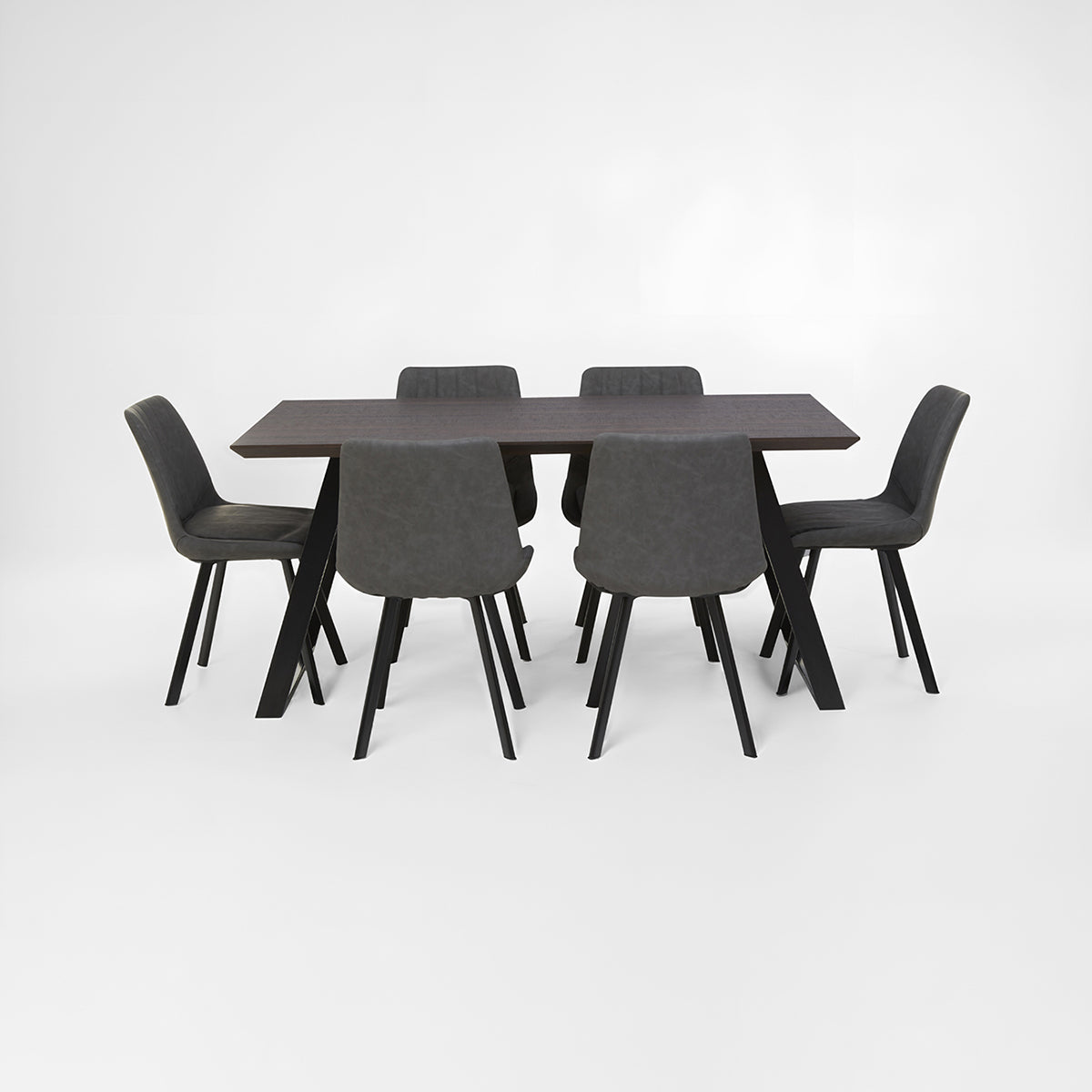 Westford 7pc Grey Rectangular Dining set