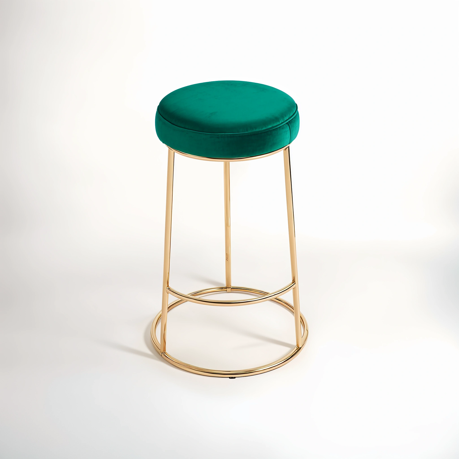 Manhattan Green Velvet Bar Stool