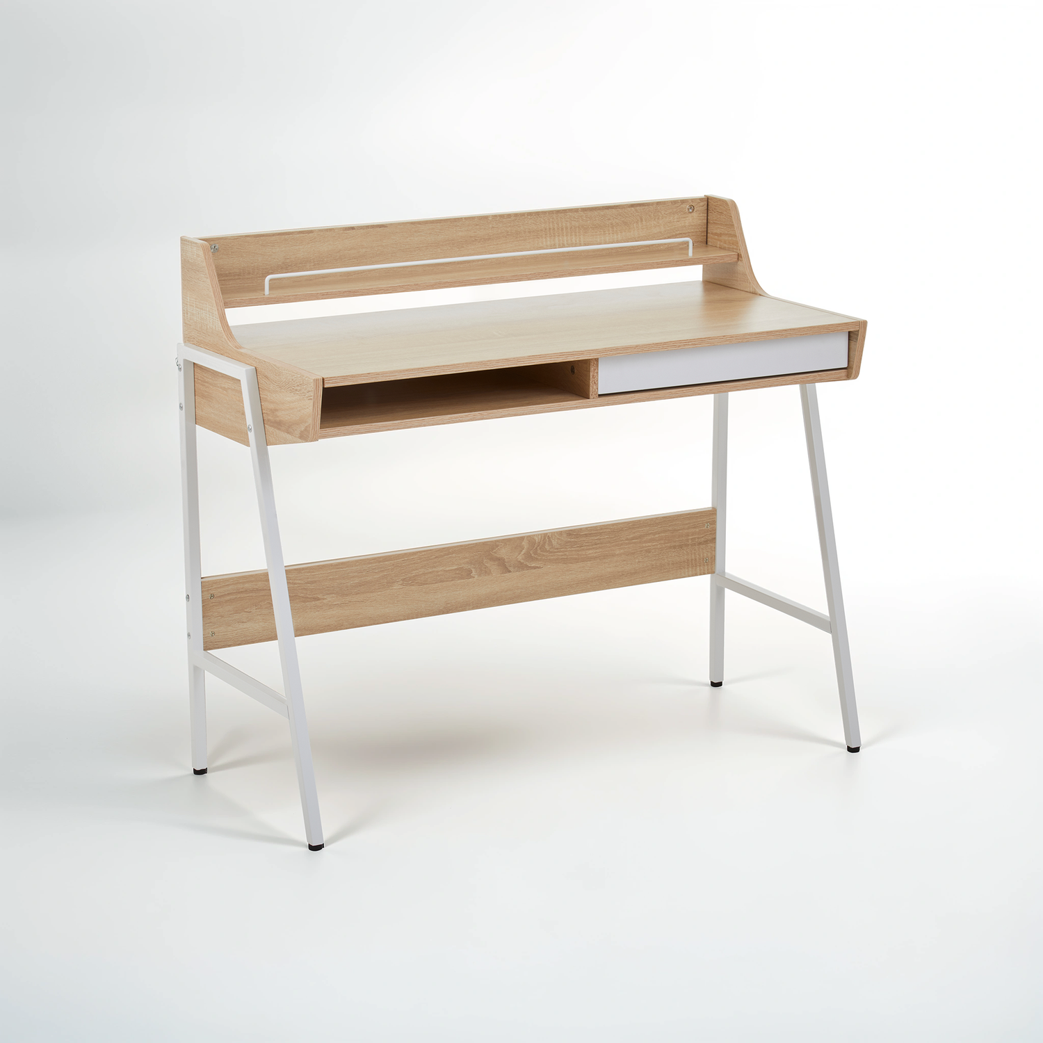 Bradbury Natural Oak Veneer Desk