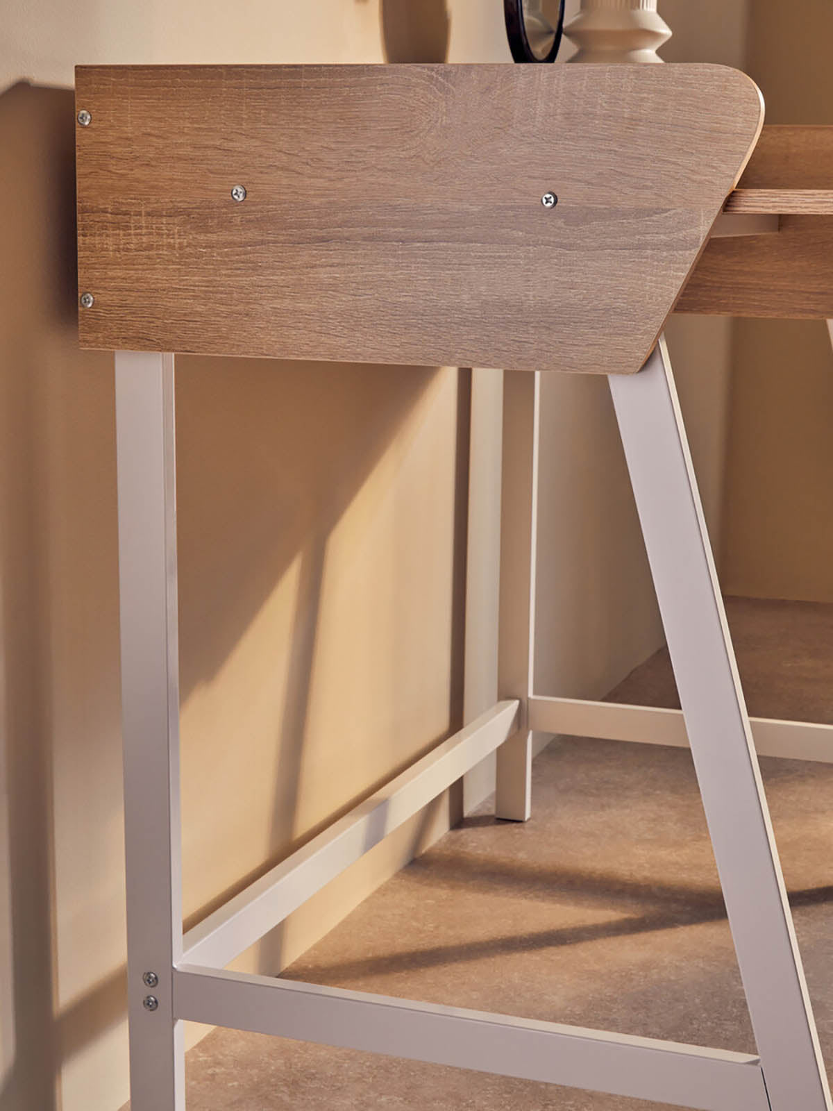 Bradbury Natural Oak One Drawer Desk