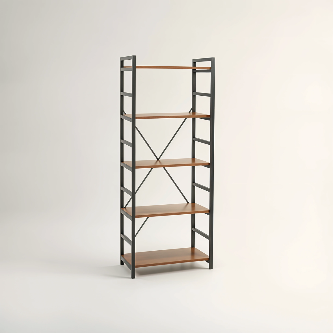 Laxton 5 Tier Red Pomelo Shelf Unit