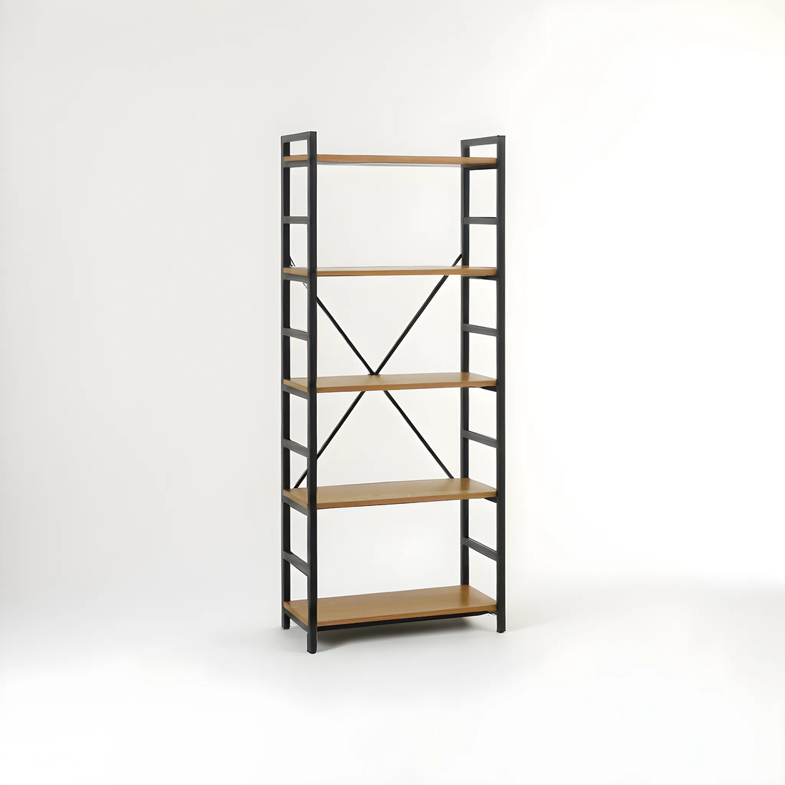 Laxton 5 Tier Light Yellow Shelf Unit