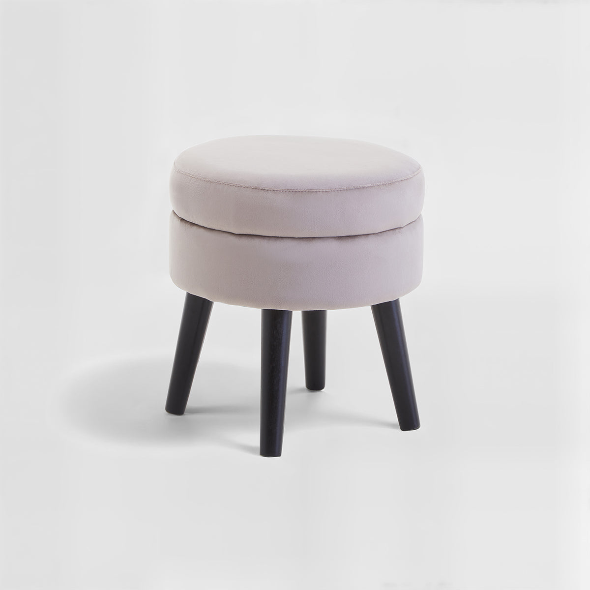 Loretta Mink Velvet Stool