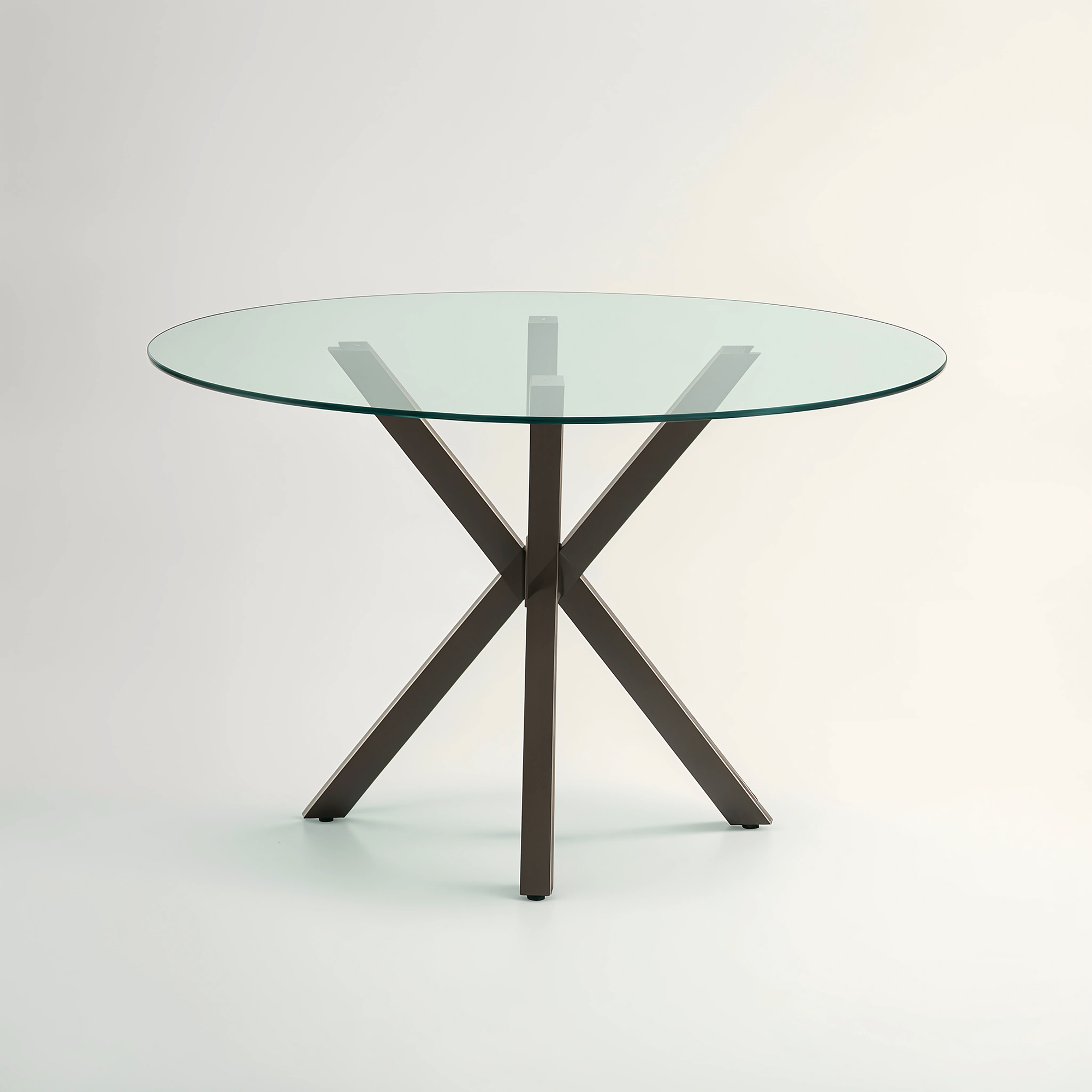 Salford Dining Table With Black Wood Effect Metal Legs