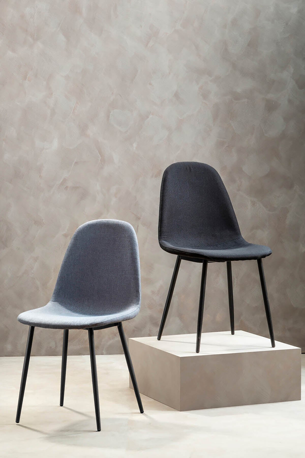 Salford Grey Fabric Dining Chair