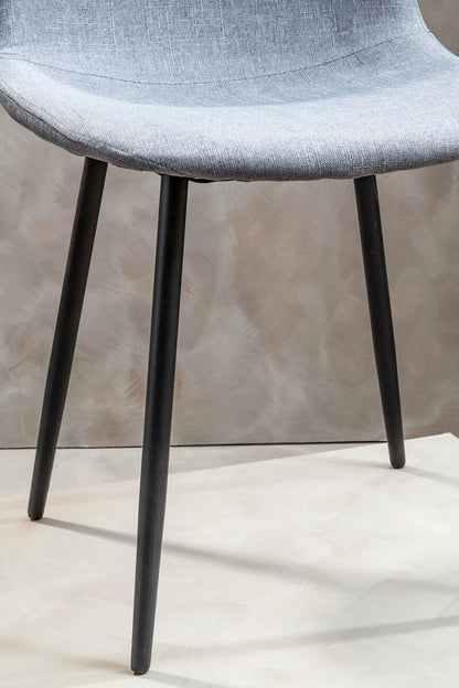 Salford Grey Fabric Dining Chair