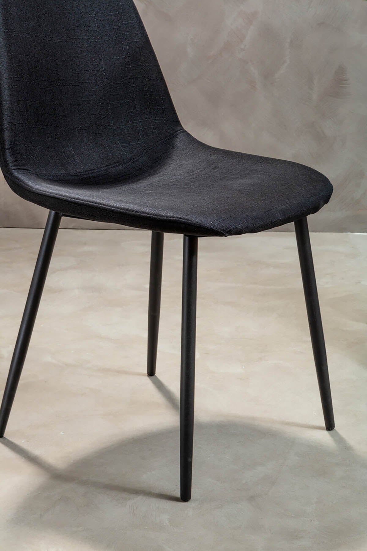 Salford Black Fabric Dining Chair