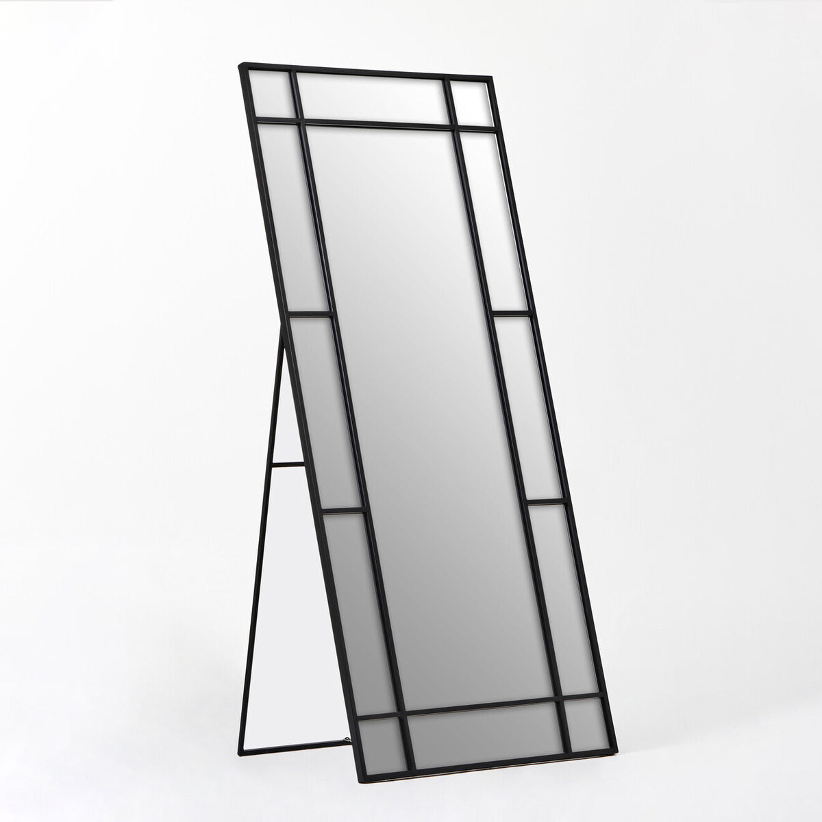 Tiana Floor Standing Mirror Black Frame