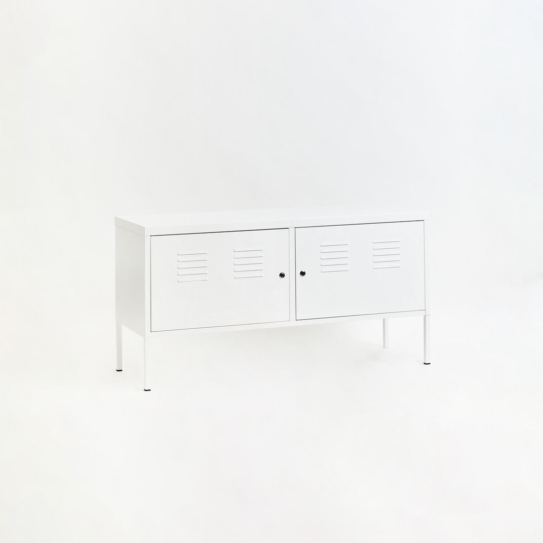 Academy Two Door White Locker Cabinet