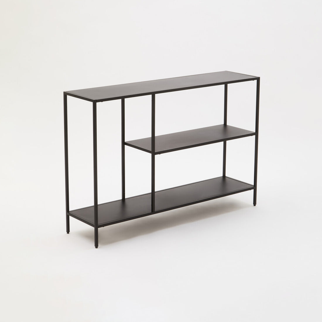 Acero Black Metal Console Table