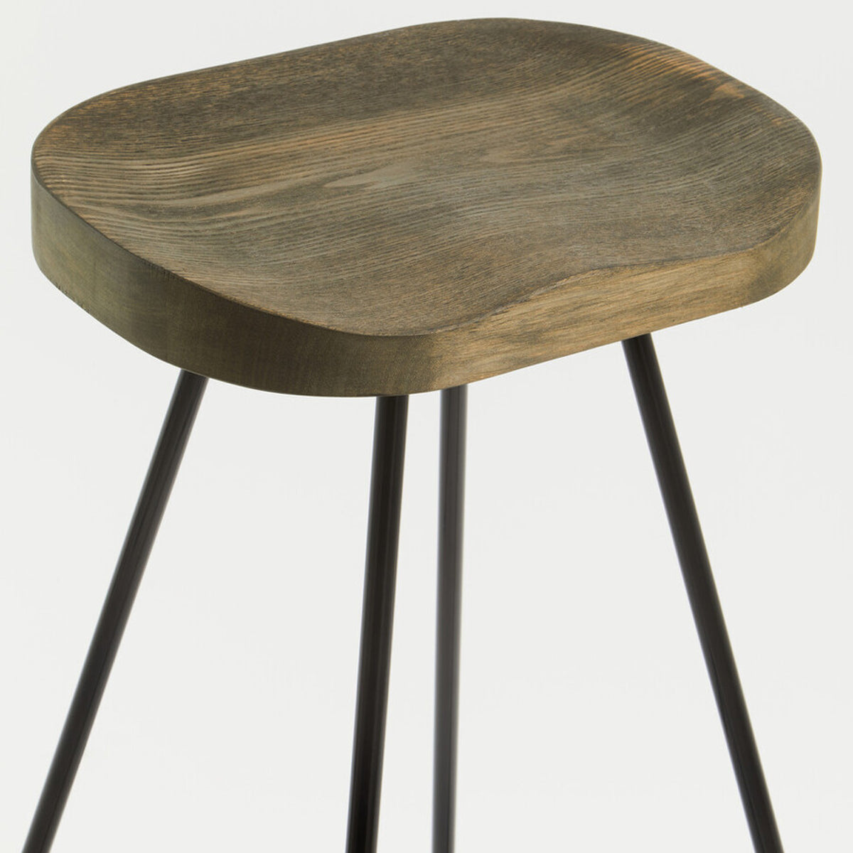 District Elm Wood Bar Stool