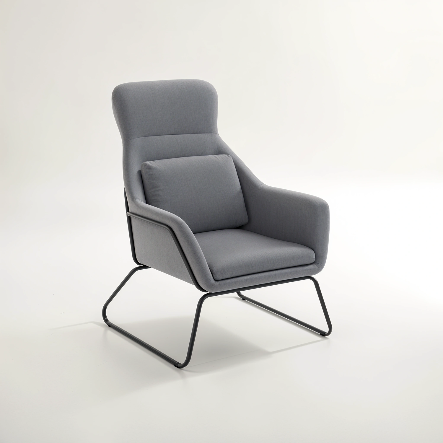 Stockholm Grey Fabric Chair