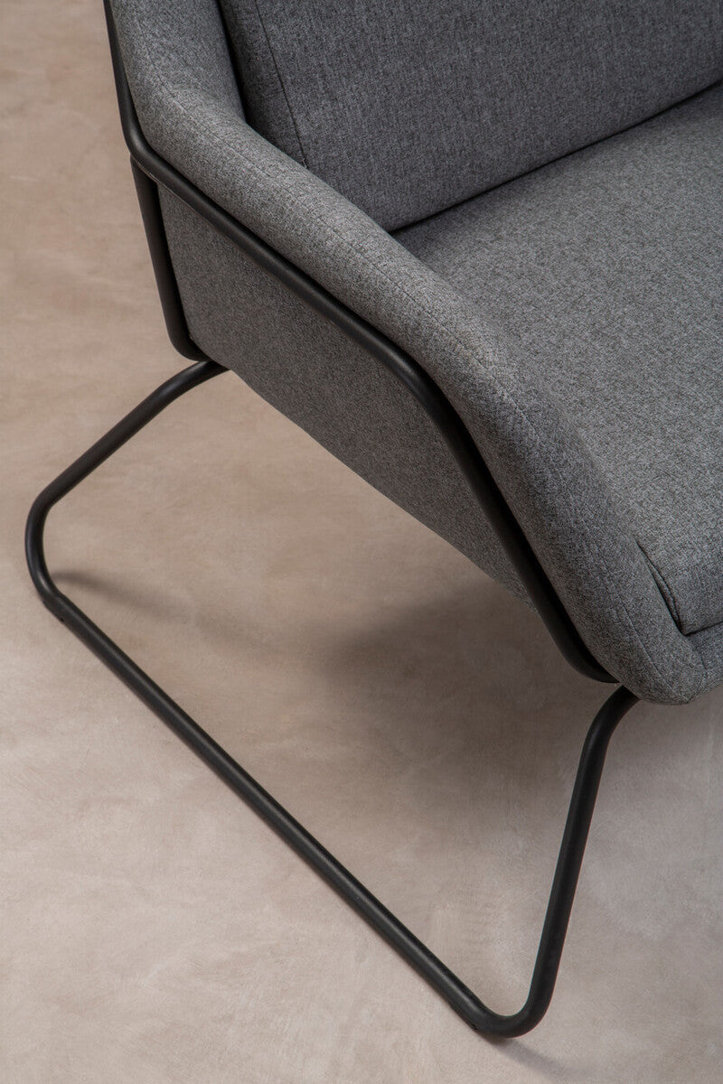 Stockholm Grey Fabric Chair