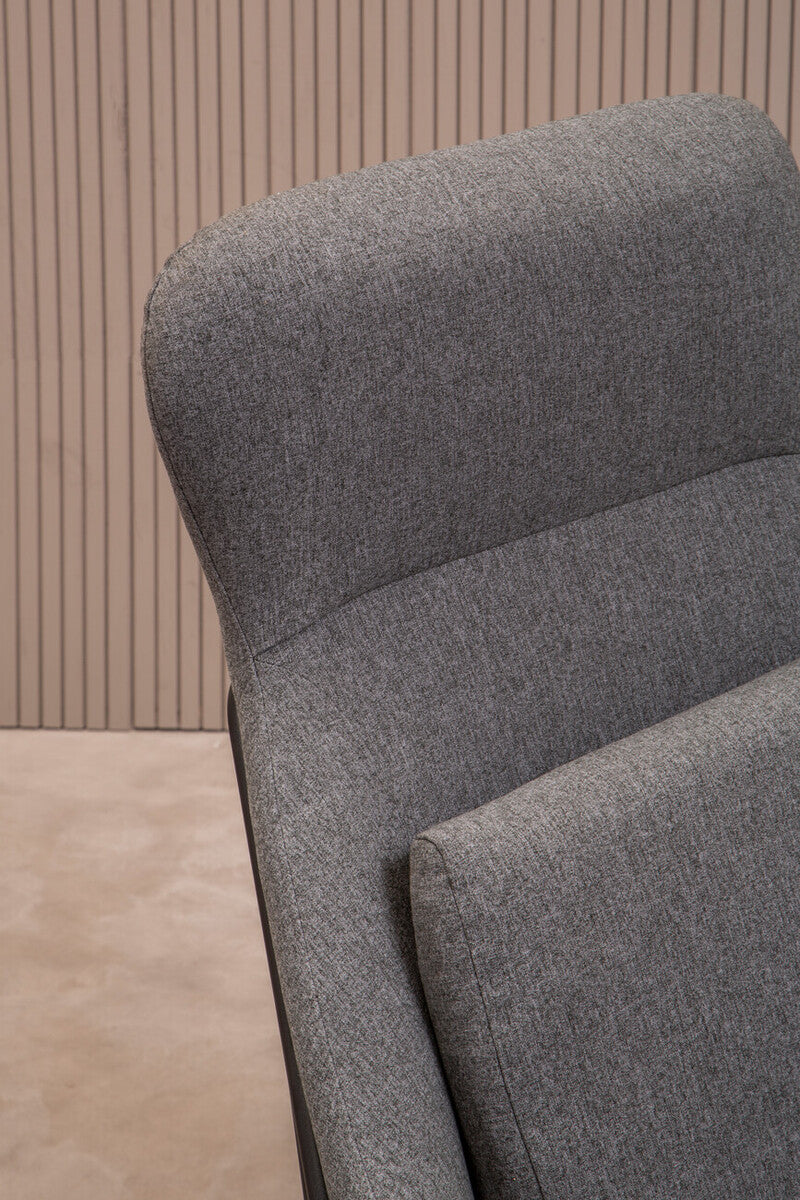 Stockholm Grey Fabric Chair