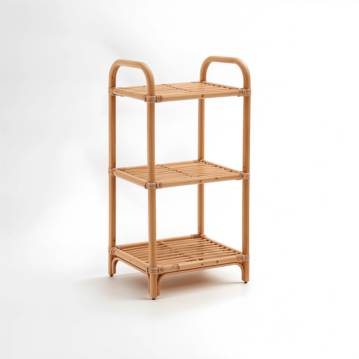 Mataram Natural Rattan Shelf Unit