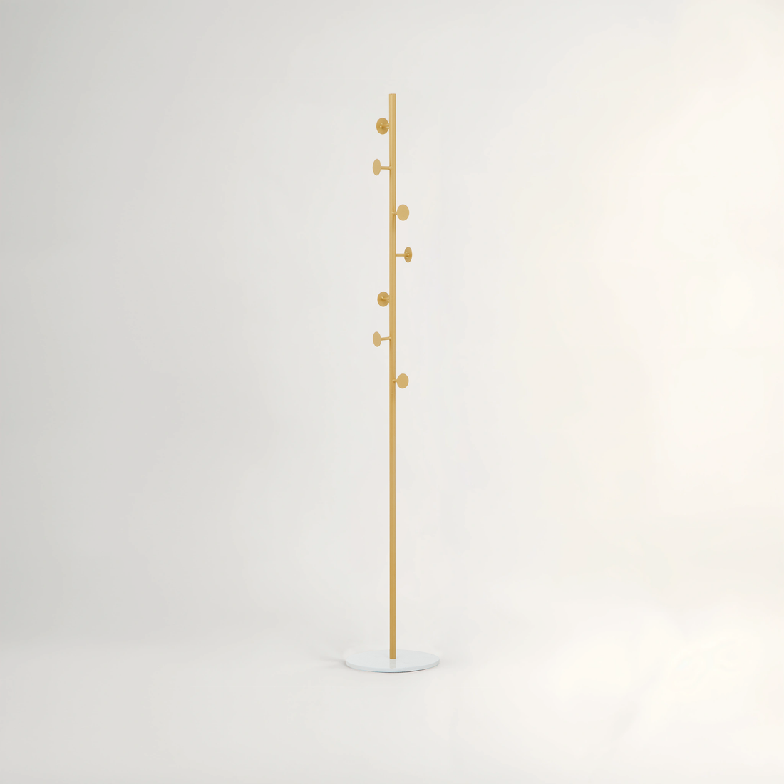 Avento Gold And White Coat Stand