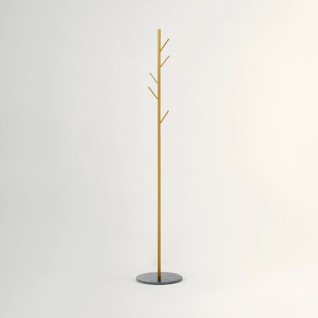 Avento Gold And Black Coat Stand