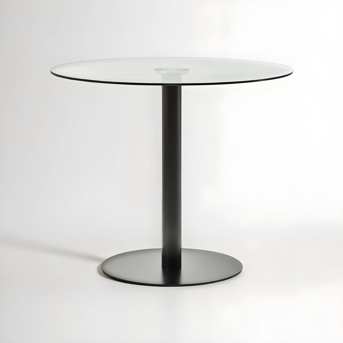 Metropolitan Round Matt Black Dining Table