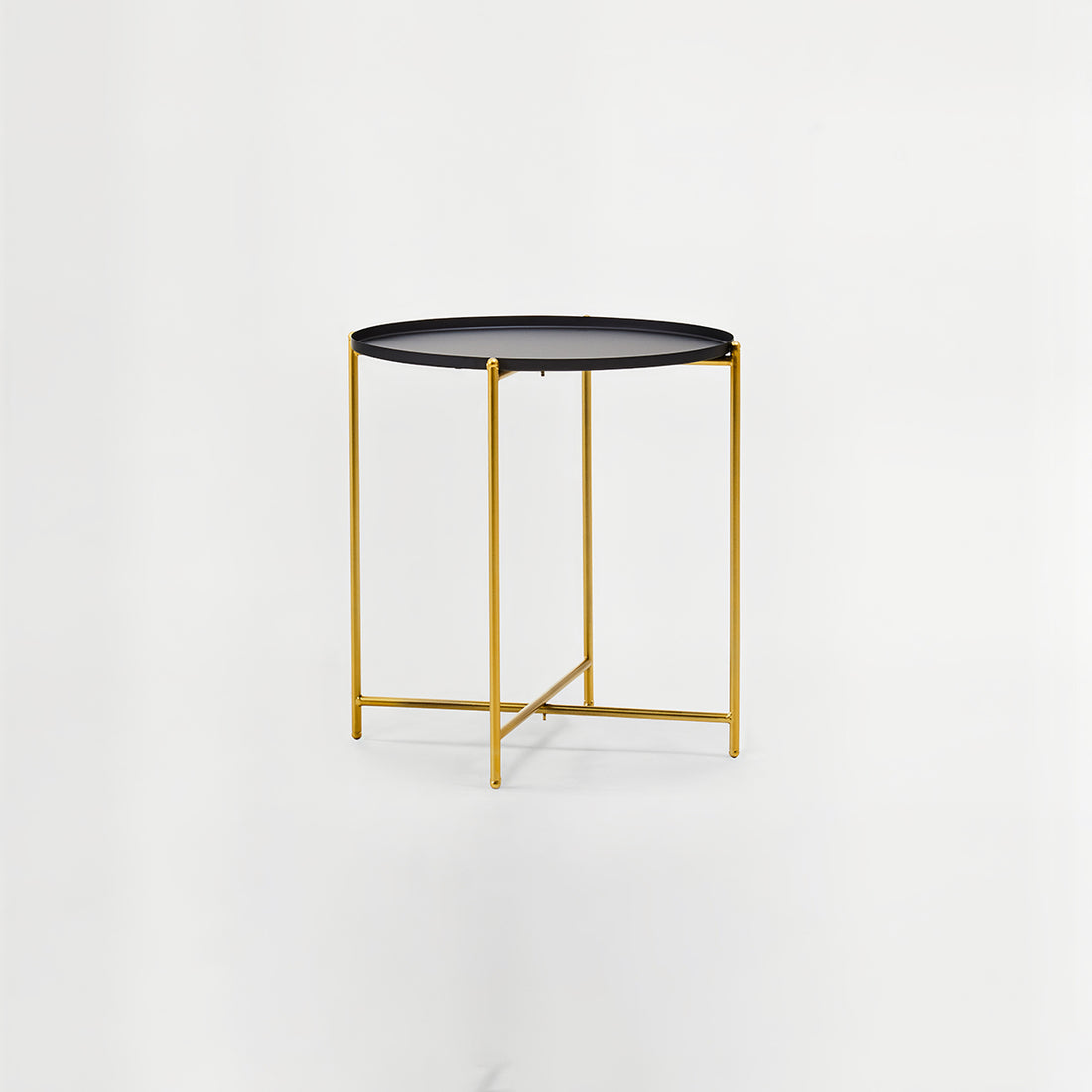 Trosa Black Top Side Table