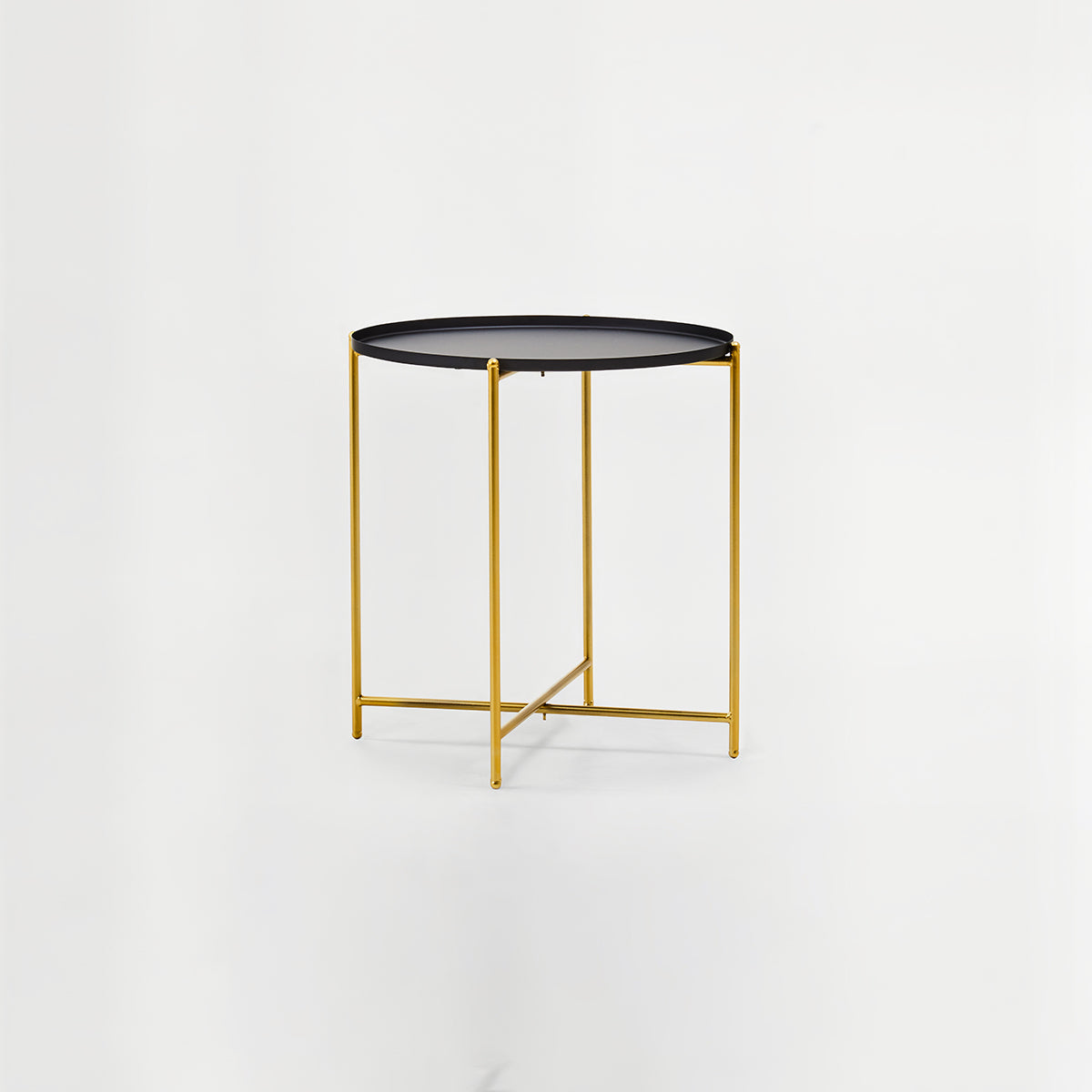 Trosa Black Top Side Table