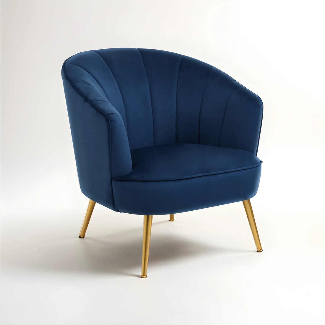 Yolanda Midnight Velvet Chair