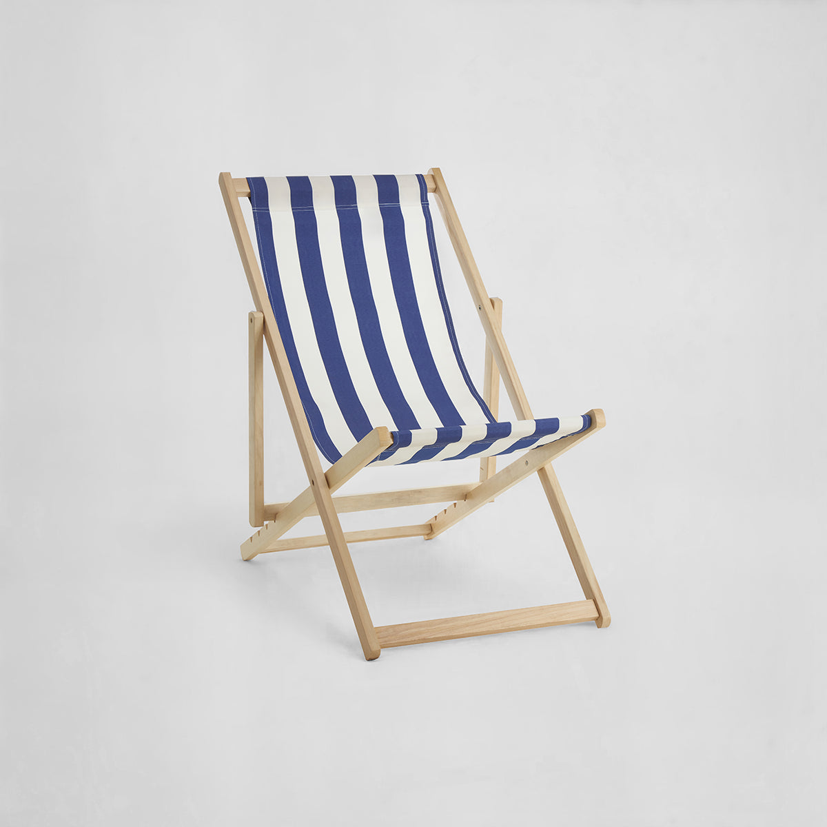 Beauport Navy And White Deck Chair