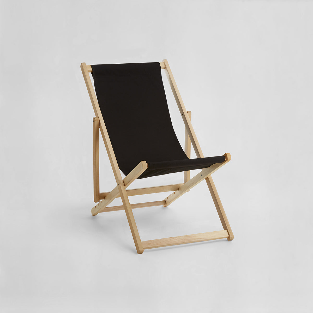 Beauport Black Deck Chair