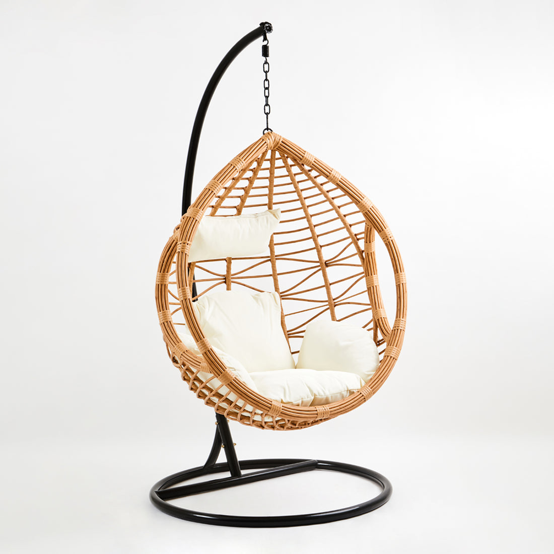 Goa Natural Rattan Effect Hanging Chair