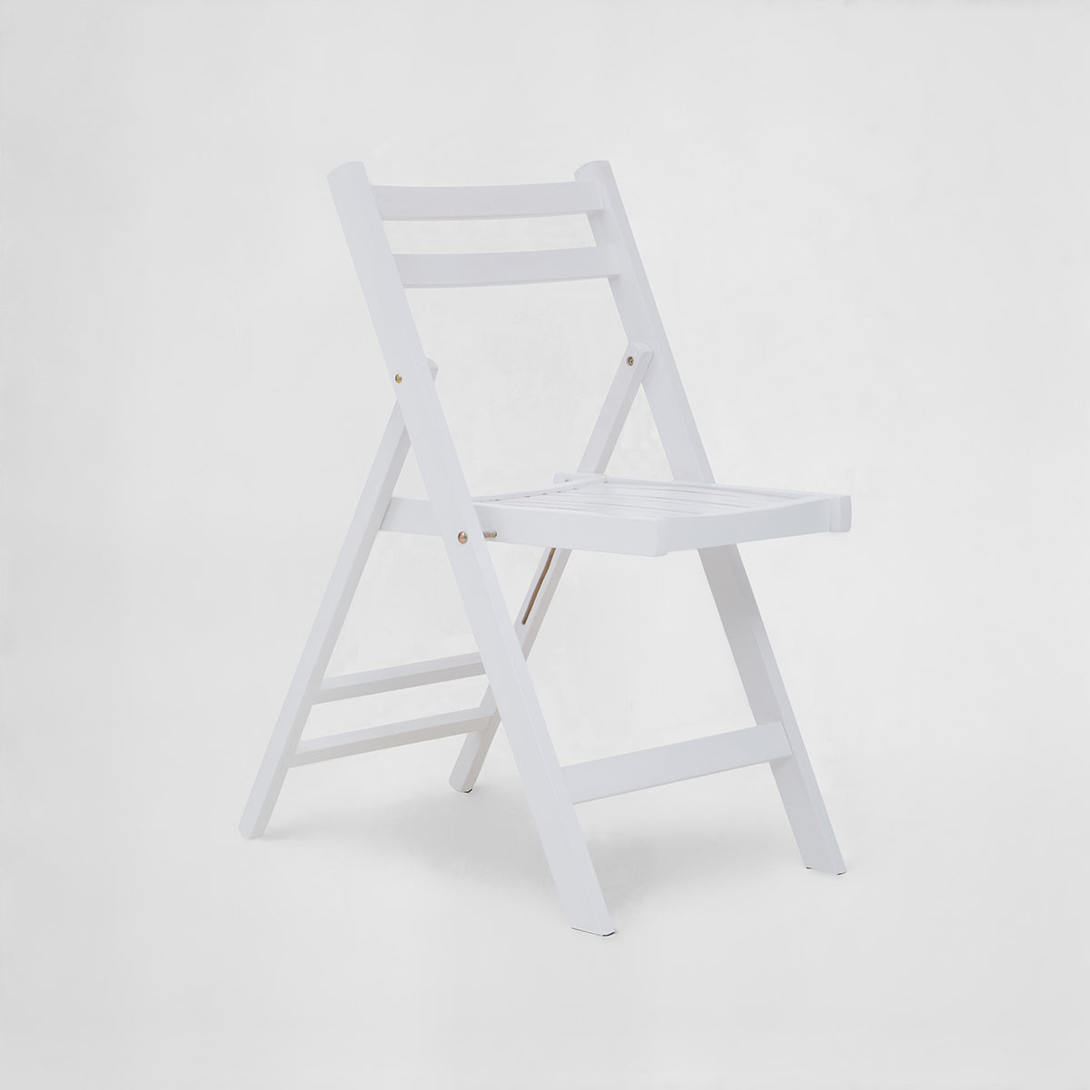 Beauport White Wood Folding Chair