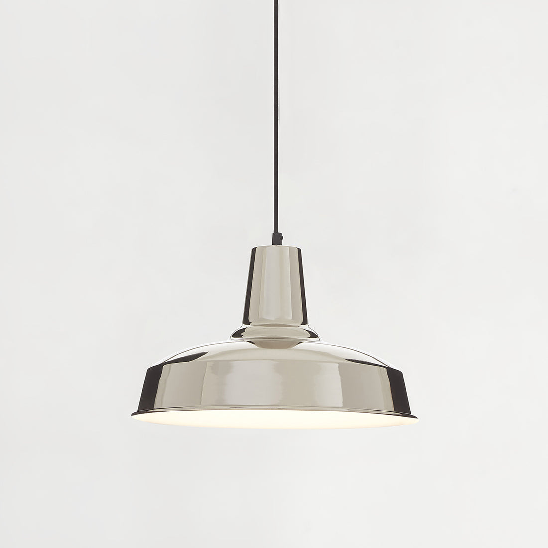 New Foundry Deep Plate Iron Pendant Light