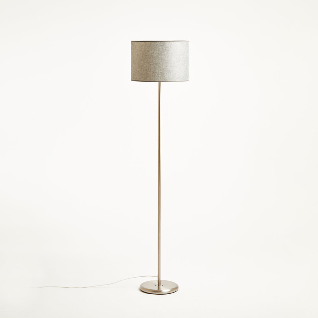 Forma Grey Waffle Effect Shade Floor Lamp