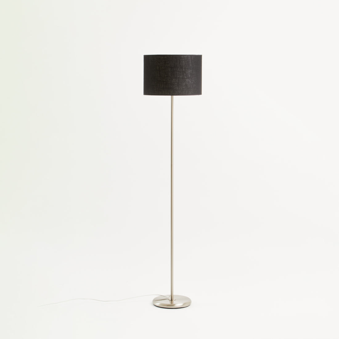 Forma Black Waffle Effect Shade Floor Lamp