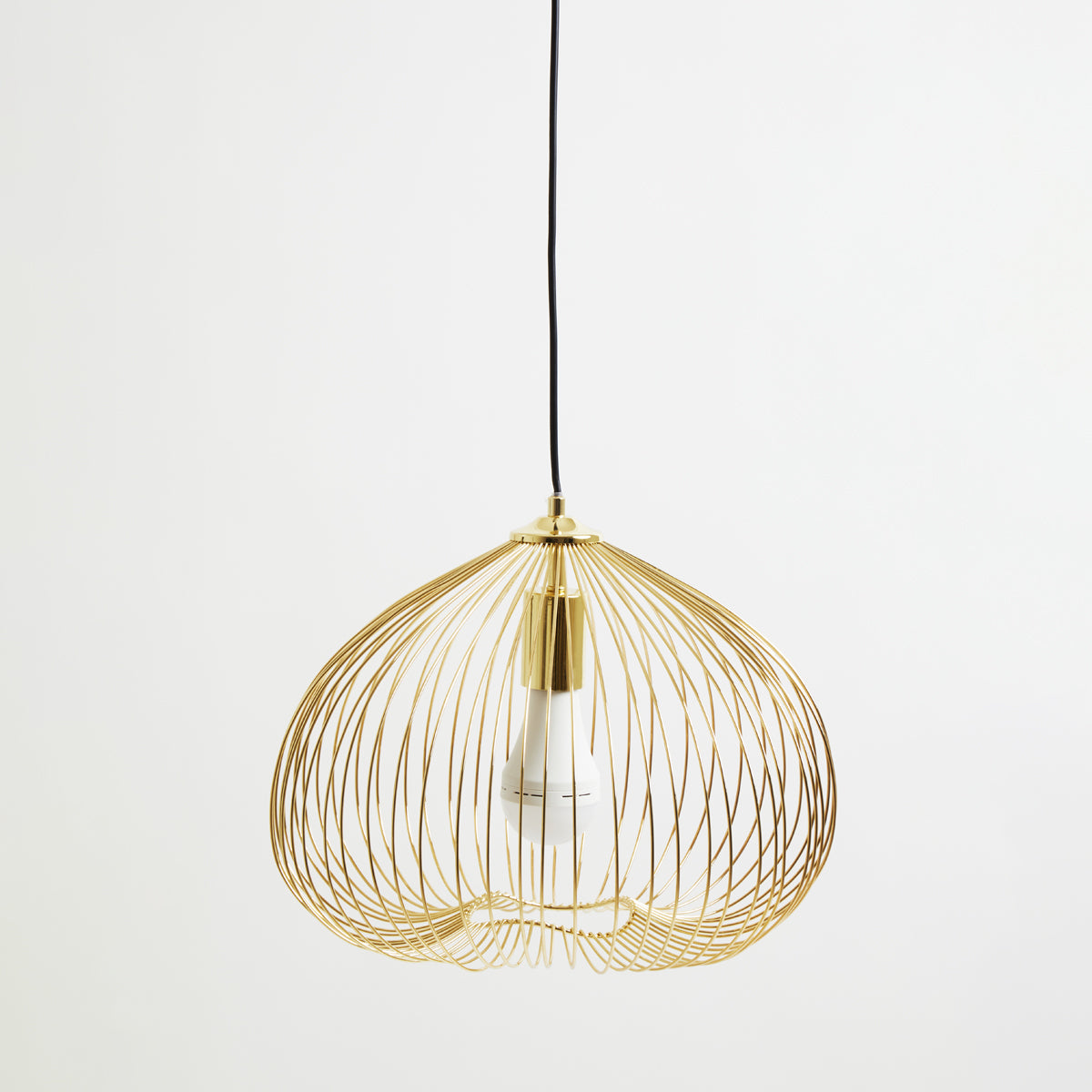 Lavis 1 Bulb Gold Finish Pendant Light