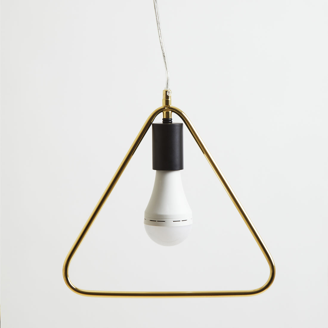 Lavis Gold Triangle Pendant Light