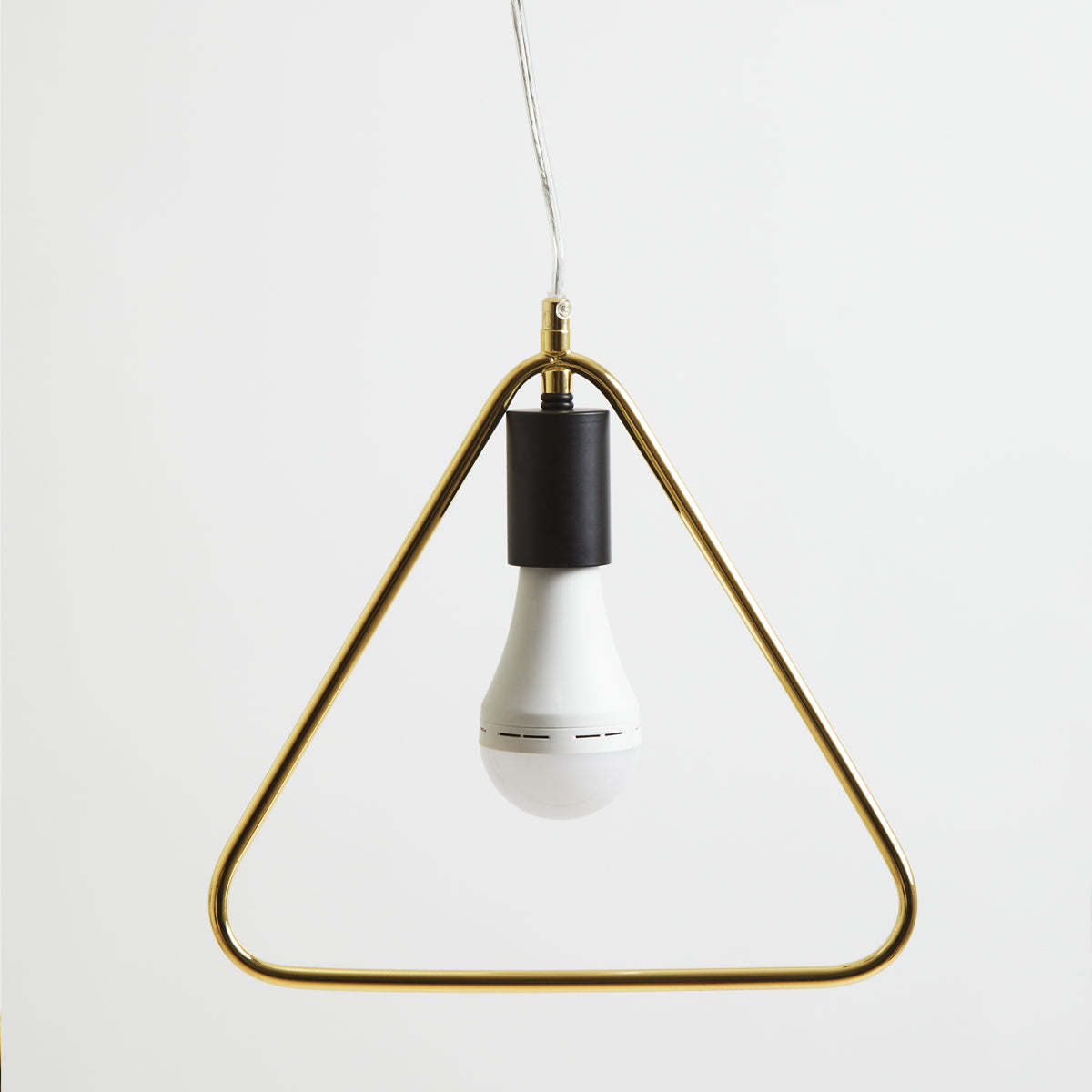 Lavis Gold Triangle Pendant Light