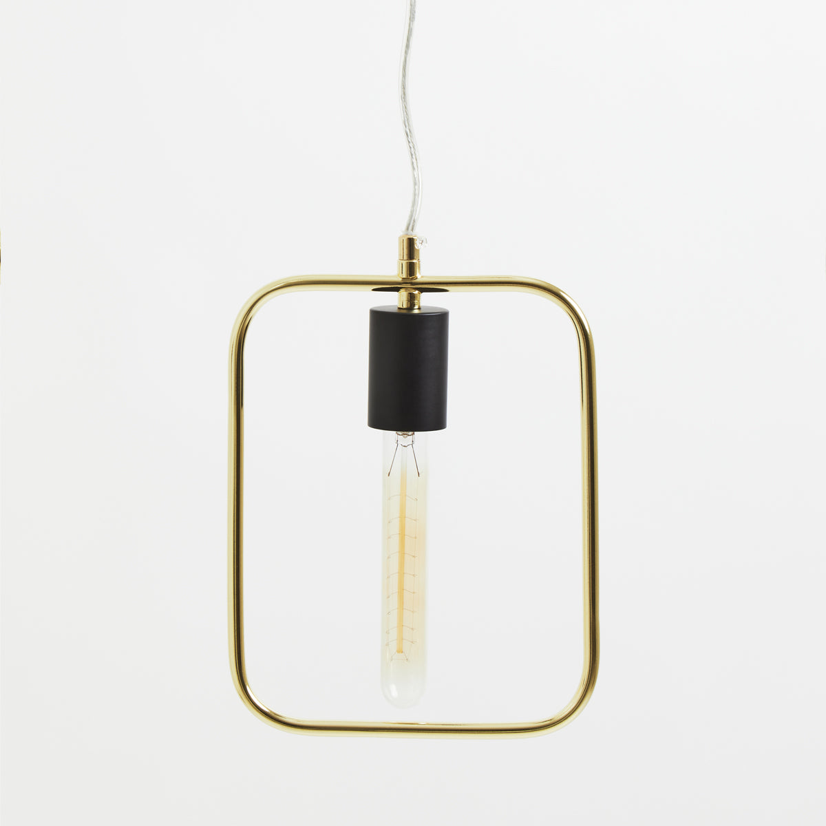 Lavis Black And Gold Finish Pendant Light