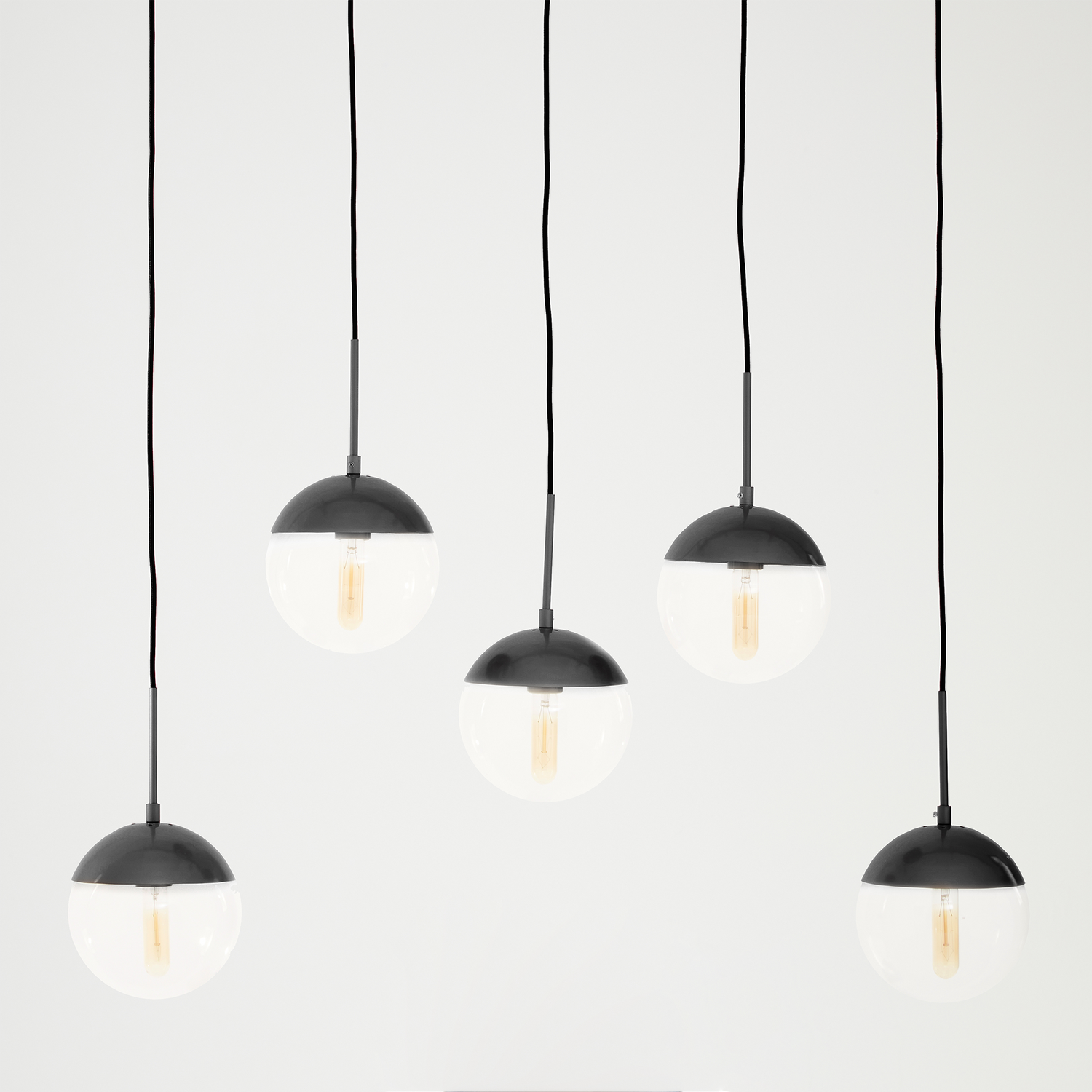 Revive Clear Glass Shades Pendant Light