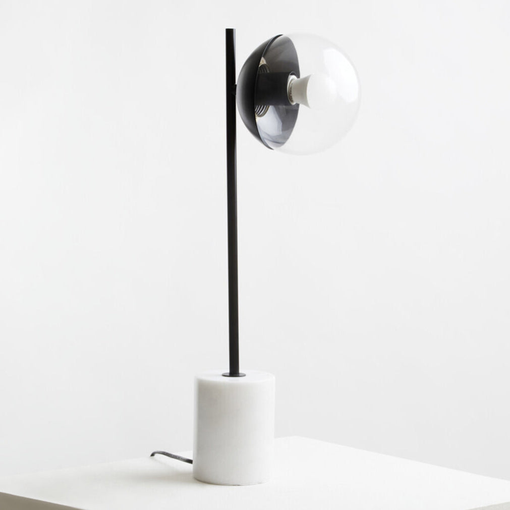 Revive Black Finish Metal Table Lamp