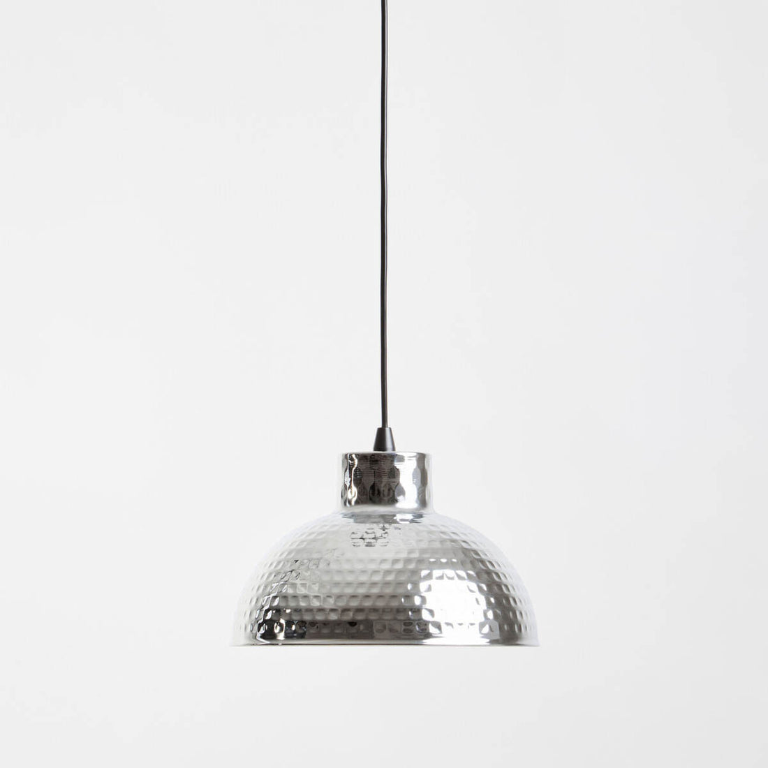 New Foundry Chrome Finish Iron Pendant light