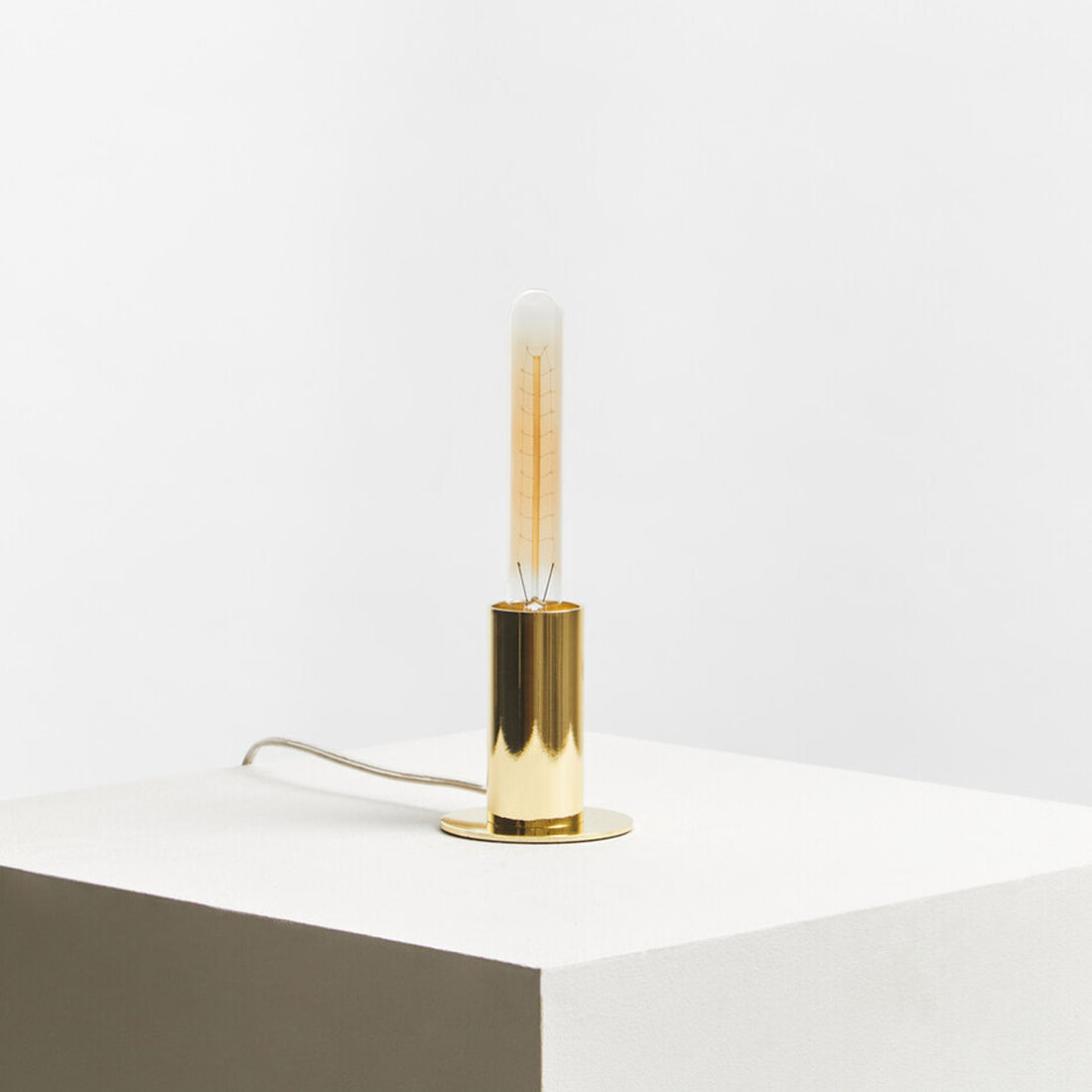 Stockholm Shiny Brass Finish Table Lamp