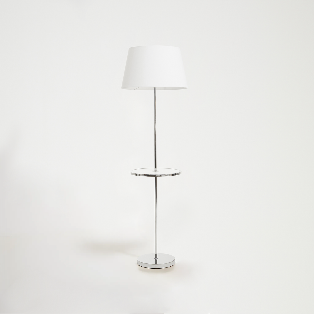 Stockholm Chrome Finish Tapered Table Lamp