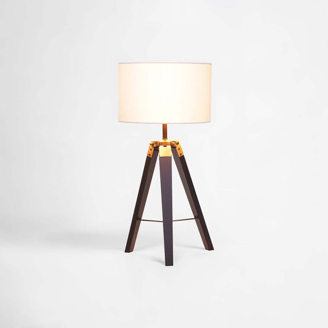 Malvern Tripod Table Lamp With Black Base