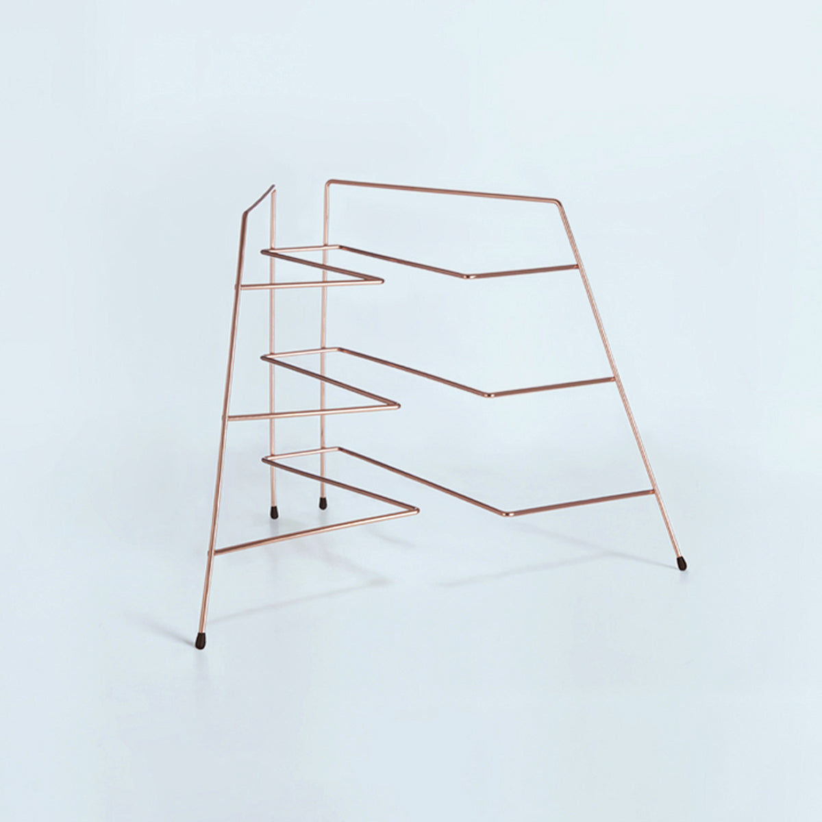 Rowan Copper Plated Corner Plate Rack