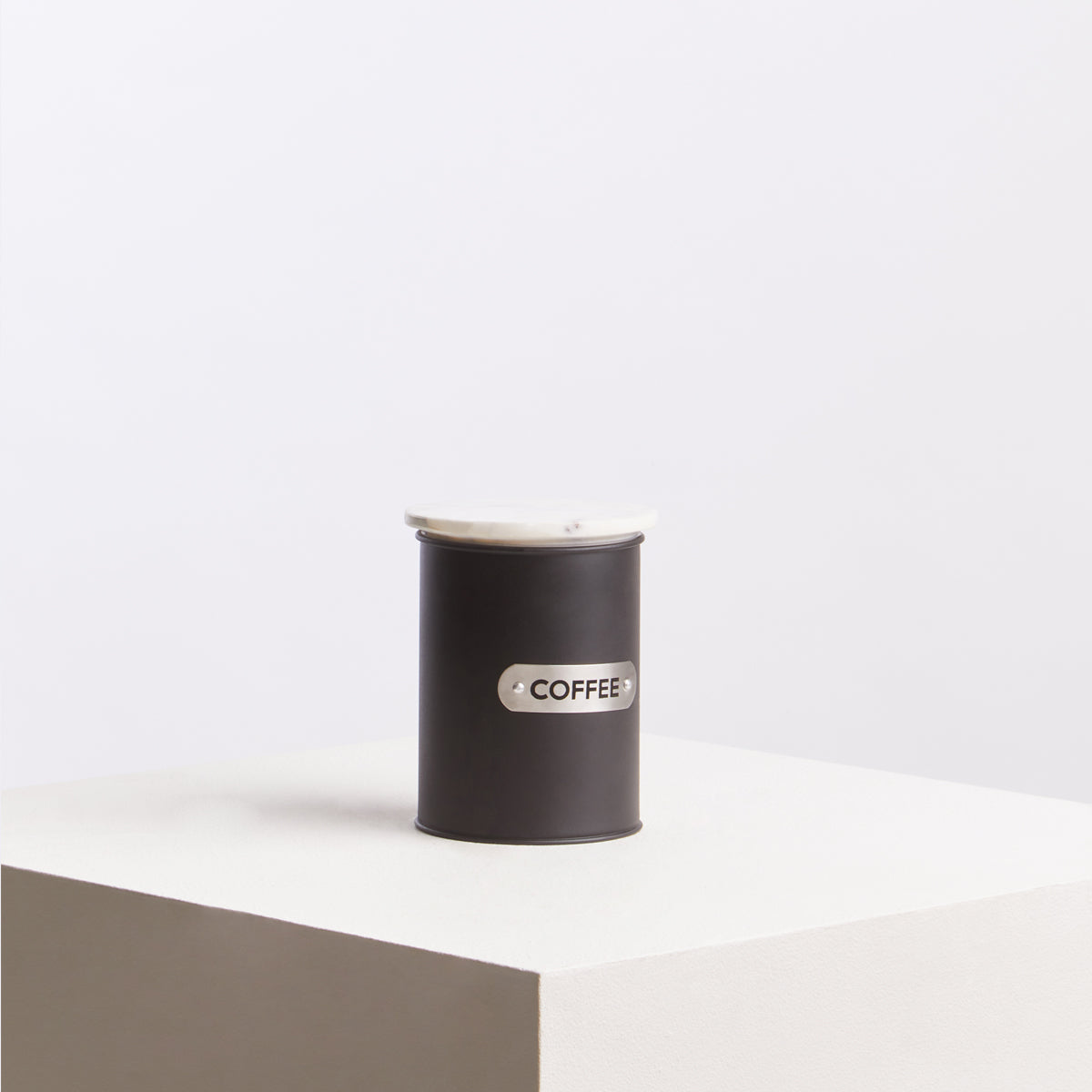 Liberty Black Enamel Coffee Canister