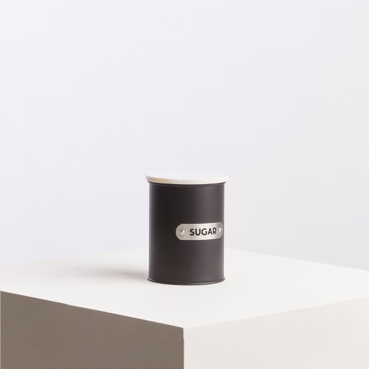 Liberty Black Enamel Sugar Canister