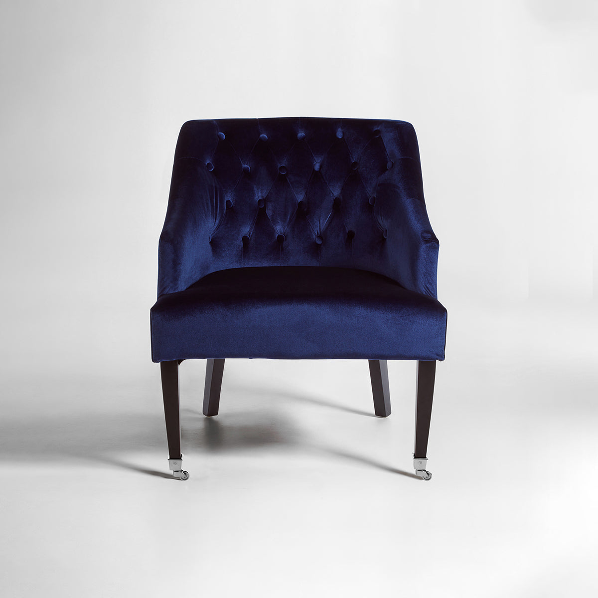 Darwin Blue Velvet Chair