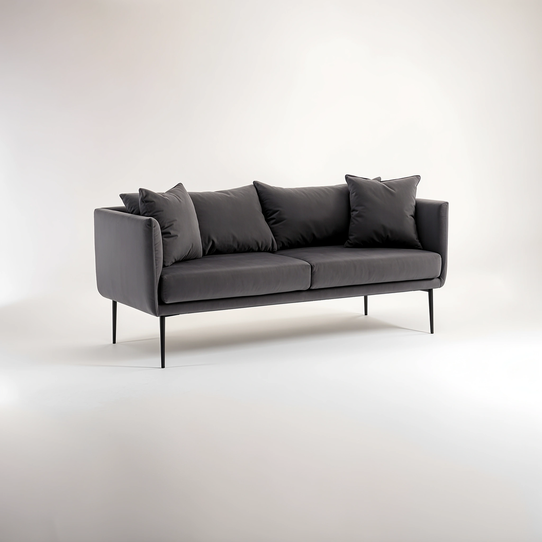 Kolding Two Seater Grey Sofa