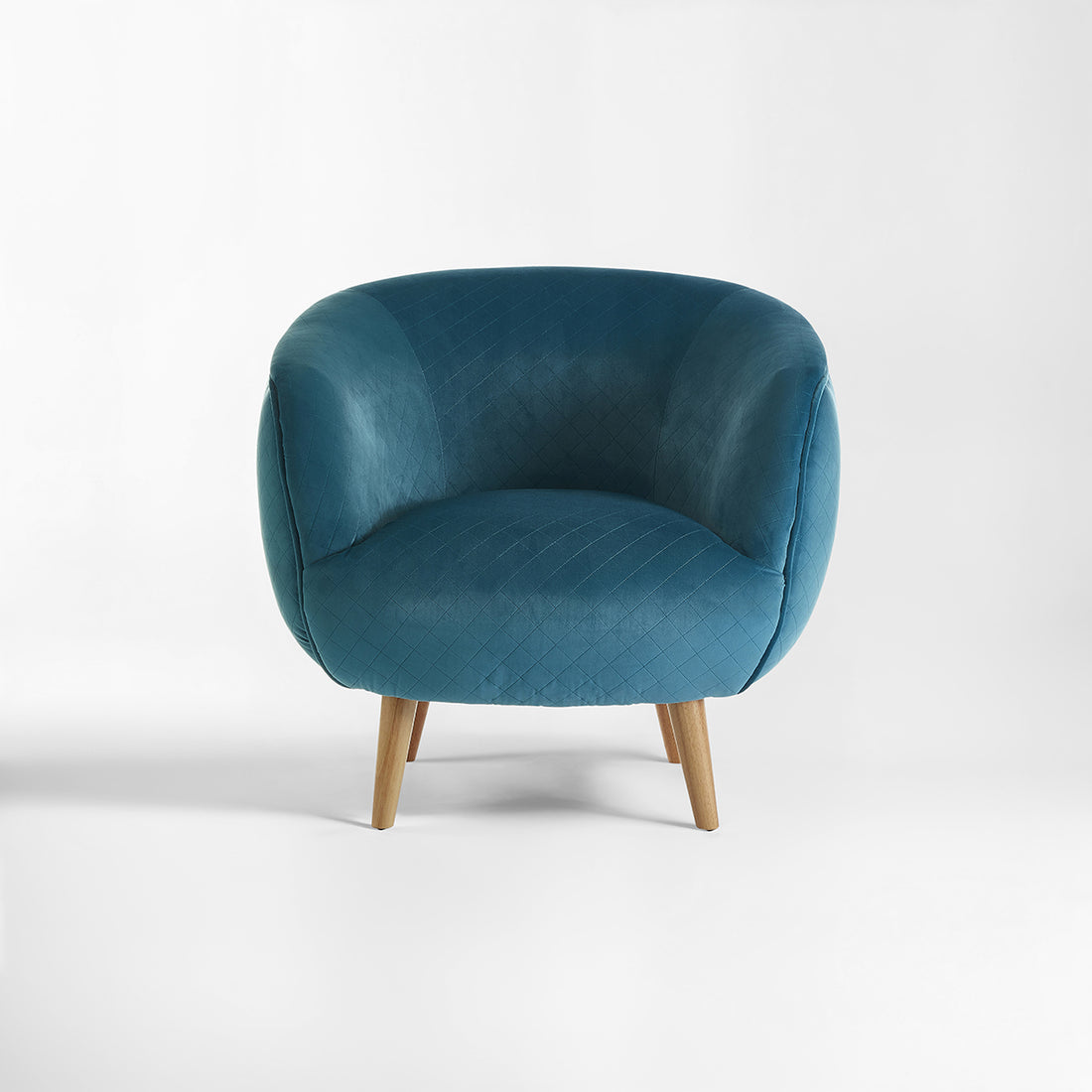 Oscar Teal Fabric Chair